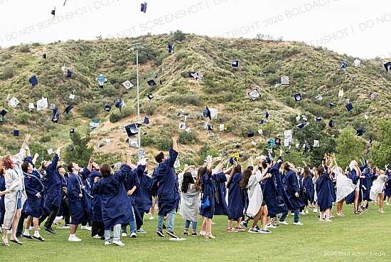 2020 Saugus High School Cap Toss